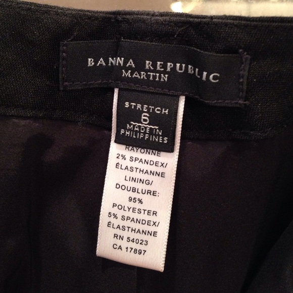 Banana Republic linen pants in black - Picture 4 of 4